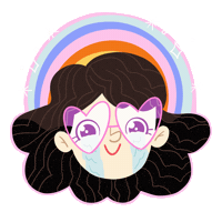 Cuchi Lauilustra Sticker by Laura Pereda