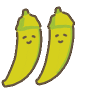 kupaberu vegetable 野菜 okra やさい Sticker