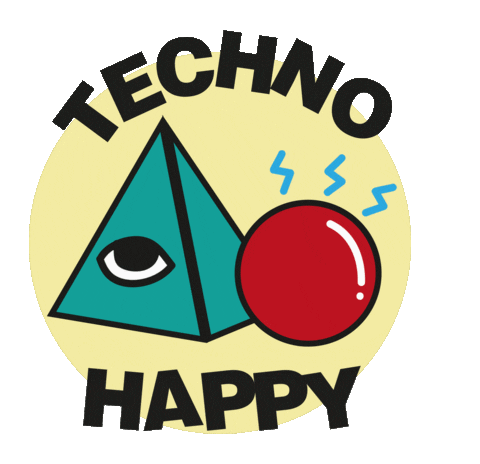 Dance Techno Sticker