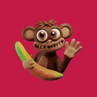 Hungry Monkey GIF