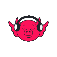 Headphones Harvey Sticker by FanFlex