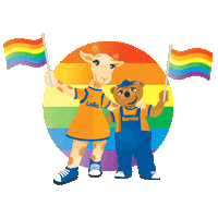 lollobernie love pride spies ving Sticker