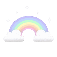 MelancholyMondays kawaii rainbow magic pride Sticker