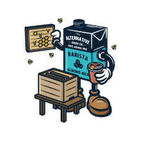 Adc Sticker by The Alternative Dairy Company Barista Milk