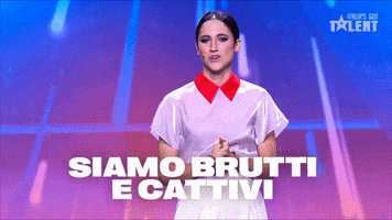 Lodovica Comello Reaction GIF by Italia's Got Talent