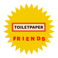 Friends Sun Sticker by Toiletpapermagazine