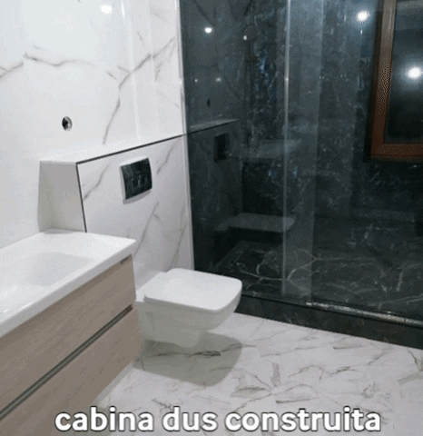 rafaelmihalcea giphygifmaker renovare baie construire cabina dus montare wc suspendat GIF