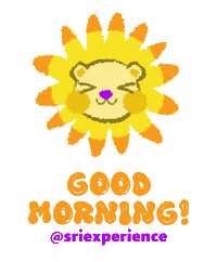 Good Morning Sticker by SRI_Experience