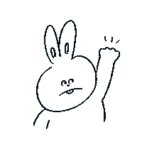 うさぎ Rabbi Sticker