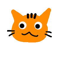 shkan-art cat kitty sparkle lashes Sticker