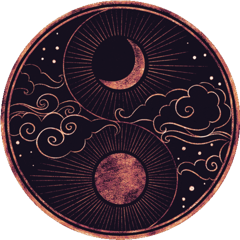 Sun Moon Sticker