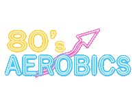 heatdanceLA heatdance heatdancela 80saerobics Sticker