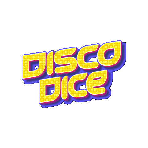 Party 80S Sticker by DISCO DICE