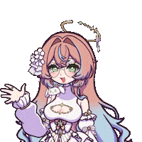 HunniHime happy anime kawaii wave Sticker