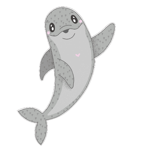 Dolphin Sticker by djurkids