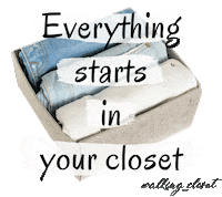 wlknclst fashion style closet wardrobe Sticker