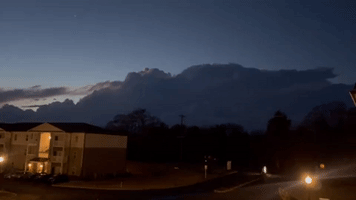 Lightning Illuminates South Carolina Sky Amid Tornado Warnings