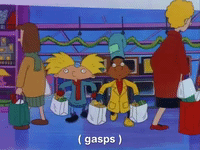 hey arnold nick splat GIF