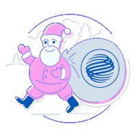 New Year Winter Sticker by Gazprombank