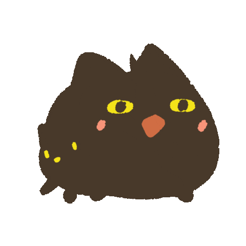 Black Cat Sticker