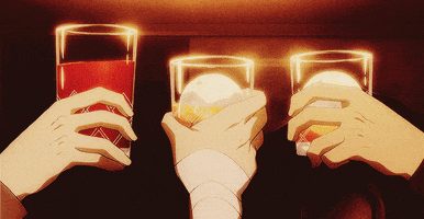 Joeschmo's Gears and Grounds: Omake Gif Anime - Kouya no Kotobuki Hikoutai  - Episode 7 - Zara Drinks Cold Beer