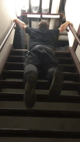 stairs vincentgifs GIF
