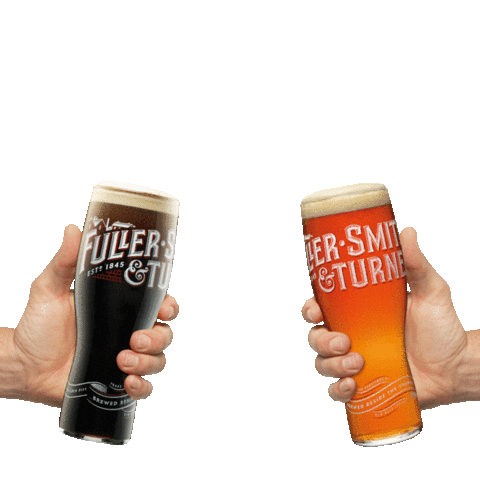FullersPubs celebrate drink beer cheers Sticker