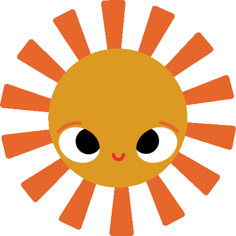 grizzazzul giphyupload happy sun yellow Sticker