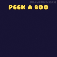 Peek A Boo Bu GIF by Brave Unicorn