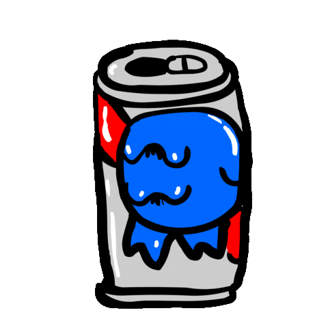 pabstblueribbon giphyupload blue white red Sticker