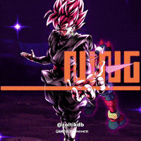 Dragon Ball Super Goku Black Rose GIF