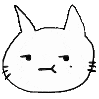 Cat Illustration Sticker