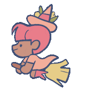 Witch Crevette Sticker by elodie shanta