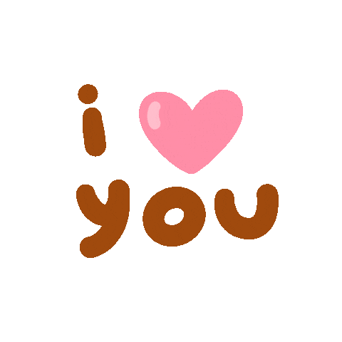 I Love You Hearts Sticker