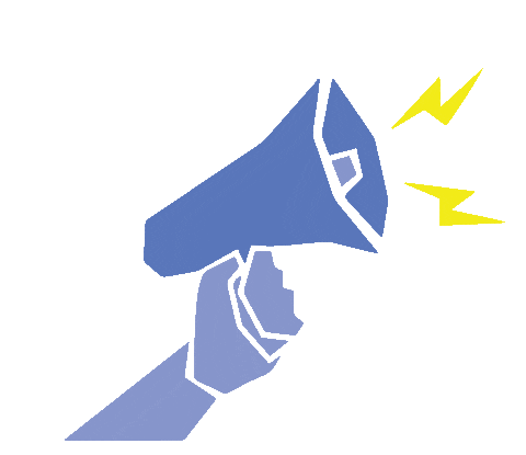 Announcement Megaphone Sticker by The Bentway