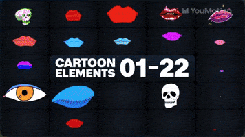 Cartoon Elements 01 22 | Video |You Motion