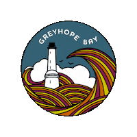 Greyhopebay torry battery greyhope bay torrybattery greyhope Sticker