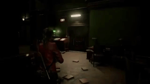 resident evil run GIF
