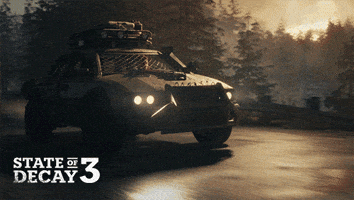 StateOfDecay game car driving xbox GIF