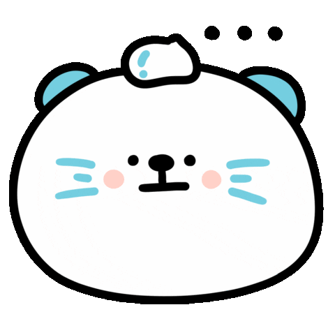 Cream Otter Sticker by 大白丸丸(daibai maru)
