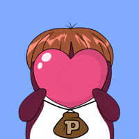 I Love You Hearts GIF by Pudgy Penguins