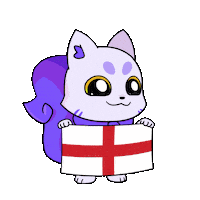 London Flag Sticker by Lucky Kat Studios