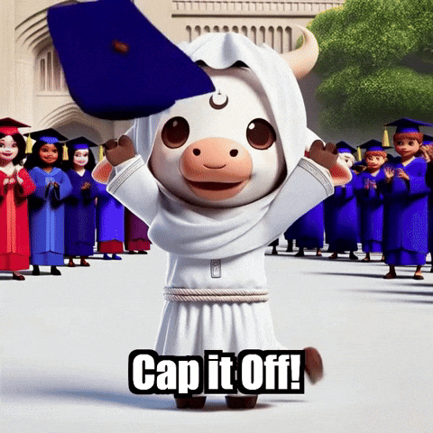 Celebration Graduation GIF by Sagemoohammad