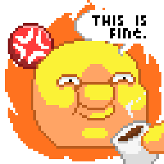 Angry On Fire Sticker by Doodito