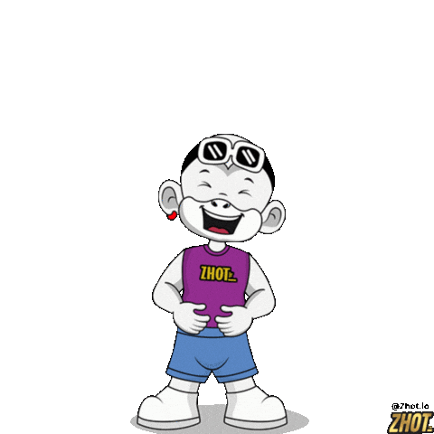 Ha Ha Lol Sticker by Zhot