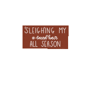 Christmas Beauty Sticker by Laced Hair Extensions