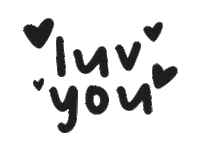 I Love You Hearts Sticker by Knibbles x Klick Singapore