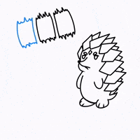 Hedgehog Aura GIF