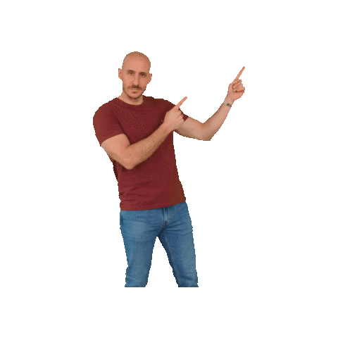 En Haut Direction Sticker by Yann Darwin