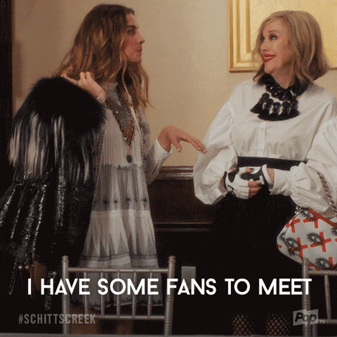 pop tv hello GIF by Schitt's Creek